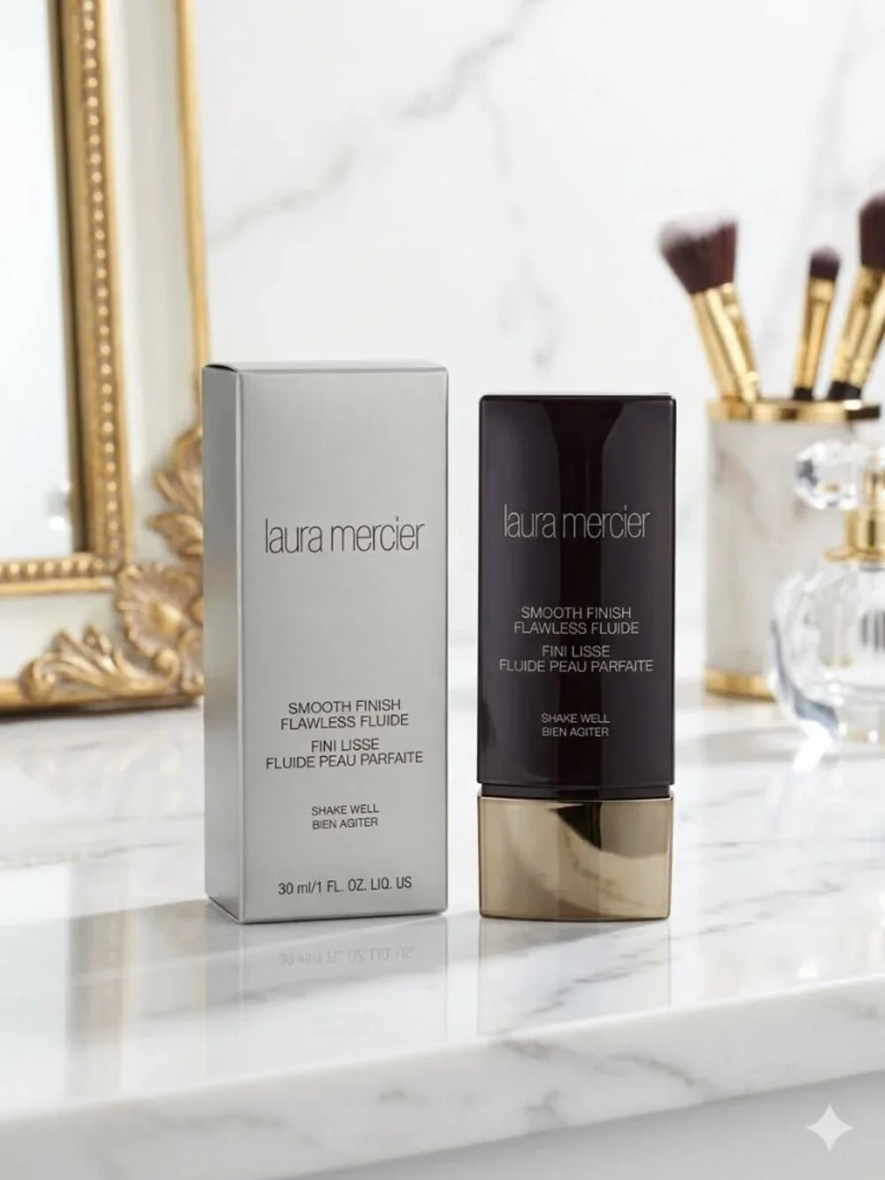 Laura Mercier Flawless Fluide Foundation Truffle 1 oz Liquid Makeup NIB Matte